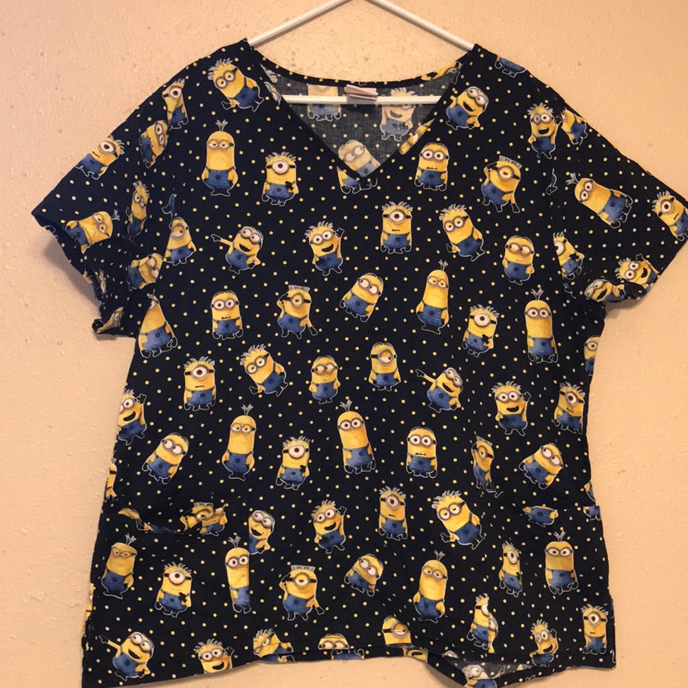 Despicable Me Scrub Top